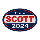 Oval Magnet, Tim Scott 2024, President, 6
