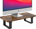 Wood Printer Stand Desk Shelf for Computer Monitor Riser 50 Lb Capacity Stable