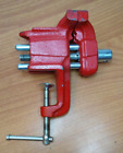 3 inch Clamp-On Anvil Bench Vise Red Hobby