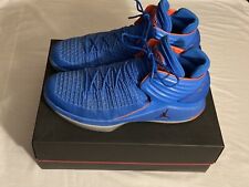 Jordan XXXII Russell Westbrook OKC Basketball Sneaker Size 12.5 Shoe With Box