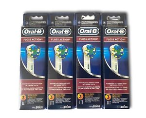 New ListingFloss Action Replacement Brush Heads Refill 12 Ct Free Shipping