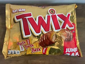 TWIX Fun Size Caramel Cookie Chocolate Candy Bars - 18.28 oz Bulk Candy Jumbo B