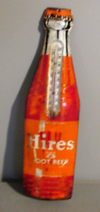 1950'S HIRES ROOT BEER BOTTLE THERMOMETER SIGN-28