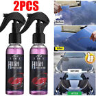 2x 100ML 3 in 1 High Protection Quick Car Coat Ceramic Coating Spray Hydrophobic