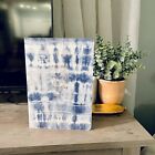 2021 Monthly Agenda Planner Positive Life Notebook 7x10 Blue White Gold Tie Dye