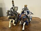 PAPO Medieval Knights w/ Shield & Horse Figures Griffon & Dragon 2006 & 2014