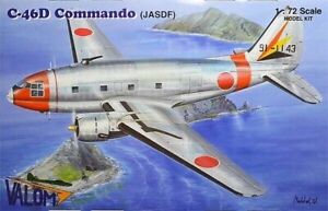 1/72  Post War Transport : Curtiss C-46D Commando  [JASDF] #72151 : VALOM