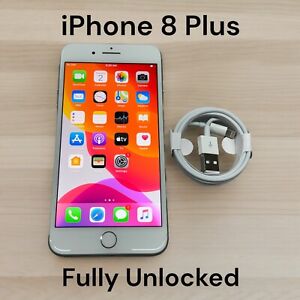 Apple iPhone 8 Plus - 64GB - Silver (Unlocked) A1864 (CDMA + GSM)