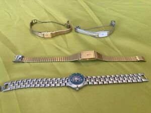 Nice lot of 4 Seiko Wristwatches. RUNNING!!! Each One Has A New Battery.