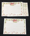 Lot of 28 Strawberry Recipe Cards w Strawberry Border 4 x 6 Lines on Front