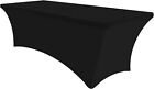 Eurmax 4Ft Rectangular Fitted Spandex Tablecloths Wedding Party Table Covers