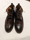 FLORSHEIM Mens Leather Wing Tip  Boots Size 12D