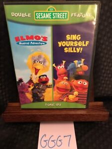 Sesame Street Double Feature Elmo's Musical Adventure/Sing Yourself Silly! 2 DVD