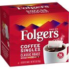 Folgers Coffee Singles Classic Roast Coffee Bags - 19 Count