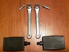 PEDALS w/ CRANK ARMS and wedge pins SCHWINN AIRDYNE Excercise BIKE PARTS New