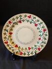Antique Staffordshire England soft paste decorated plate #1