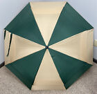 Golf Leighton Windefyer Green/Khaki 100% Nylon Manual Open Umbrella, 64” W/Cover
