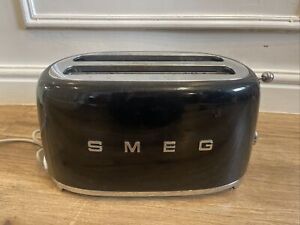 Smeg TSF02RDUK Retro 1950's Designer 4-Slice Toaster - Black - GOOD CONDITION