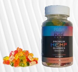 Herb Premium Gummies for Anxiety, Stress, Sleep, Health, and Wellness 18000 mg