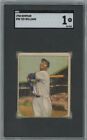 1950 Bowman #98 Ted Williams SGC 1 Red Sox Legend