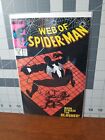 Web of Spider-Man #37 (Marvel 1988) Al Milgrom Tough Black Cover HIGH GRADE