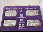 1969 British Hall-Mark Collection 4-100 gram .999 silver ingot bars Super RARE