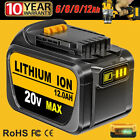 Battery For DeWalt 20V 20 Volt Max XR 6.0/8.0/12 AH Lithium Ion DCB206-2 DCB204