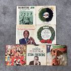 Christmas 45 RPM Records Lot Pictures Sleeves w/ The Drifters The Christmas Song