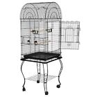 Large Wrought Iron Bird Cage Open Play Top With Double Door Parrot Macaw  63.9