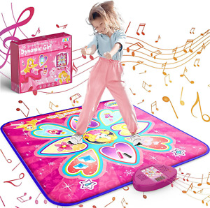 Dance Mat Toys for 3 4 5 6 7 8 9 10+ Year Old Girls Birthday Gifts Musical, Girl