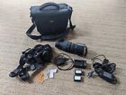 Sony A6000 24.3 MP Mirrorless Digital SLR Camera w/ Lenses and Accessories