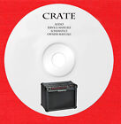 Crate Audio Repair Service owner manuals on 1 dvd in pdf format