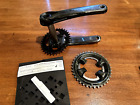 SHIMANO XTR FC-M9000 175MM CRANKSET 2X OR 1X WITH ABSOLUTE BLACK OVAL CHAINRING!