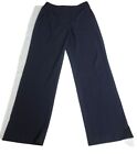 Talbots Dress Pants Size 8 Navy Stretch Straight Women's