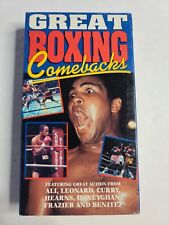 Great Boxing Comebacks , Pre-Owned VHS ( Ali , Leonard And More )