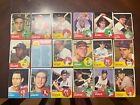 New Listing1963 topps baseball cards lot 18 Cards Fair Plus Condition