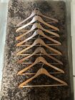 Lot of 8 Wooden Clothing Suit Pant Hangers