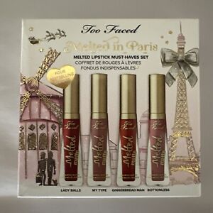 Too Faced Melted In Paris Melted Matte Lipstick Gift Set Holiday