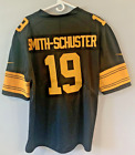 Nike On Field Steelers Jersey Black and Gold #19 JuJu Smith-Schuster Size XL