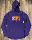 NEW Nike Phoenix Suns NBA Team Issued Pullover Hoodie Purple NWT Men's Medium M