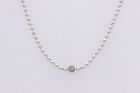 New Genuine PANDORA Beads & Pave Silver Necklace 17.7