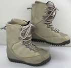 Women’s Burton Glide Snowboard Boots Size 9 (US) Lace-Up Gray Snow Board USED