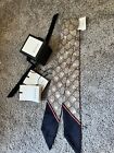 GUCCI GG BEES SILK NECK BOW *BRAND NEW*