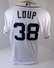 New Listing2019 San Diego Padres Aaron Loup #38 Game Issued White Jersey 50th Anv P SDP1151