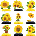 9 Pcs Sunflower Party Decorations for Baby Shower, Sunflower Bridal Shower