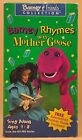 Barney Rhymes with Mother Goose VHS 1993 White Tape **Buy 2 Get 1 Free**