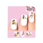 Waterslide Nail Decals Set of 20 - Sexy Pinup Girls Assorted #3 - 6 designs