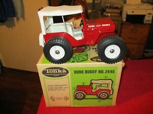 Vintage 1970's Tonka No. 2445 RED DUNE BUGGY WITH BOX  VERY NICE MINTY CONDITION