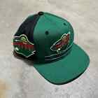 Reebok Minnesota Wild NHL Snapback Cap Green LOGO Embroidered Hockey Hat