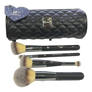 IT Cosmetics special edition Holiday 4-pc Luxe brush set w/Makeup case